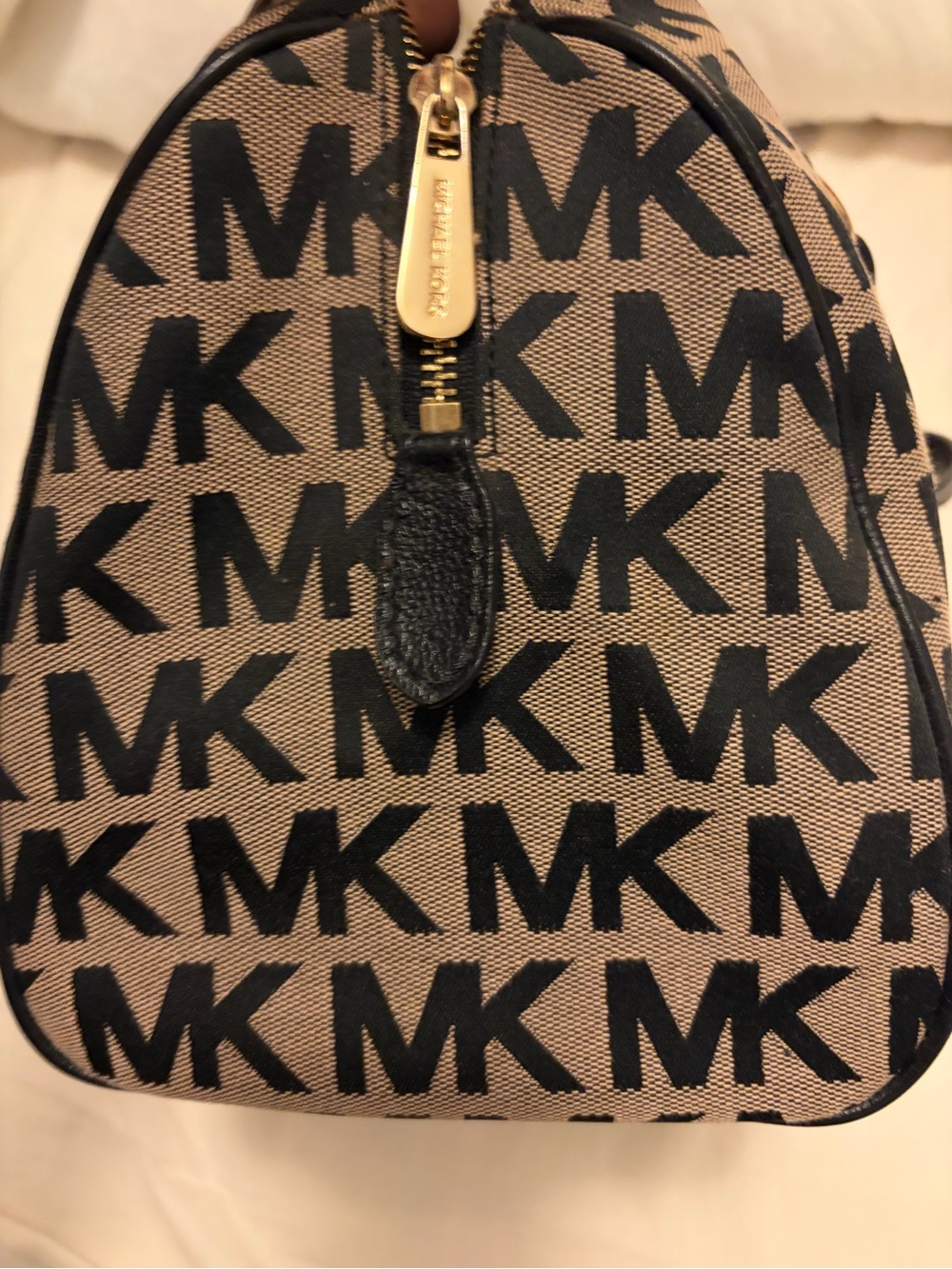 Michael Kors Logo Bowling Bag - Picture 5 of 11